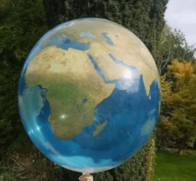 SPECIAL OCCASION BOUQUETS: 22" Earth Bubble Balloon - Special Surprise Events