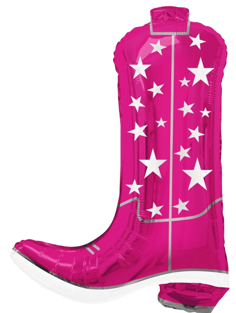 SPECIAL OCCASION BOUQUETS: 26" Cowgirly Boot Balloon - Special Surprise Events