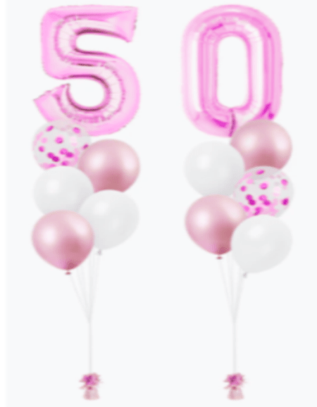 NUMBERS AND LETTERS: Double Number Balloon Bouquets - Special Surprise Events