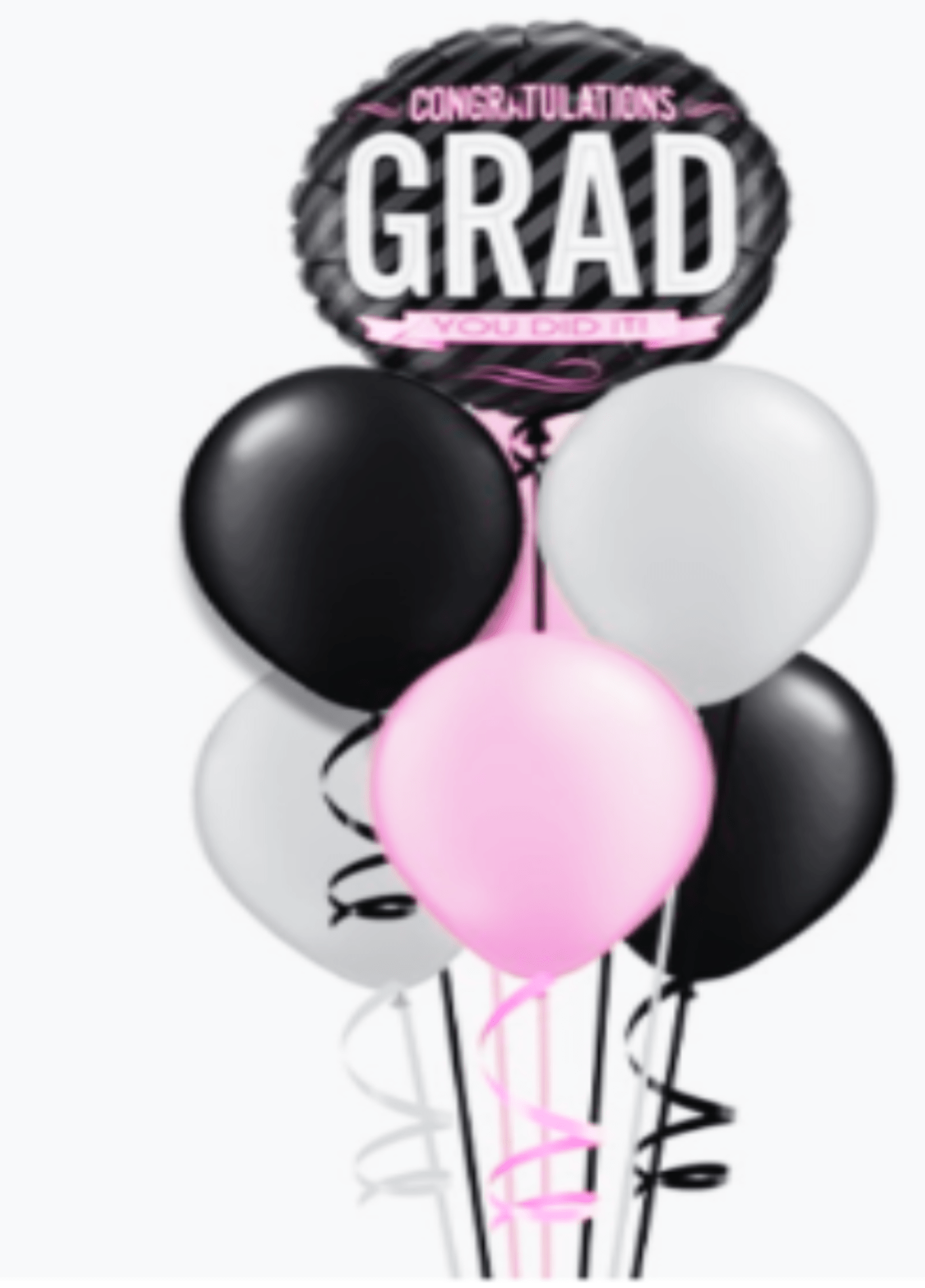 SPECIAL OCCASION BOUQUETS: Grad Balloon Bouquet - Special Surprise Events