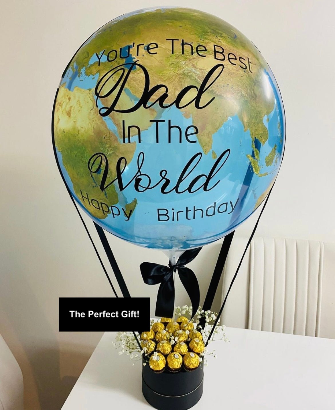 HOT AIR BALLOONS: Best Dad in the World Hot AIr Balloon - Special Surprise Events