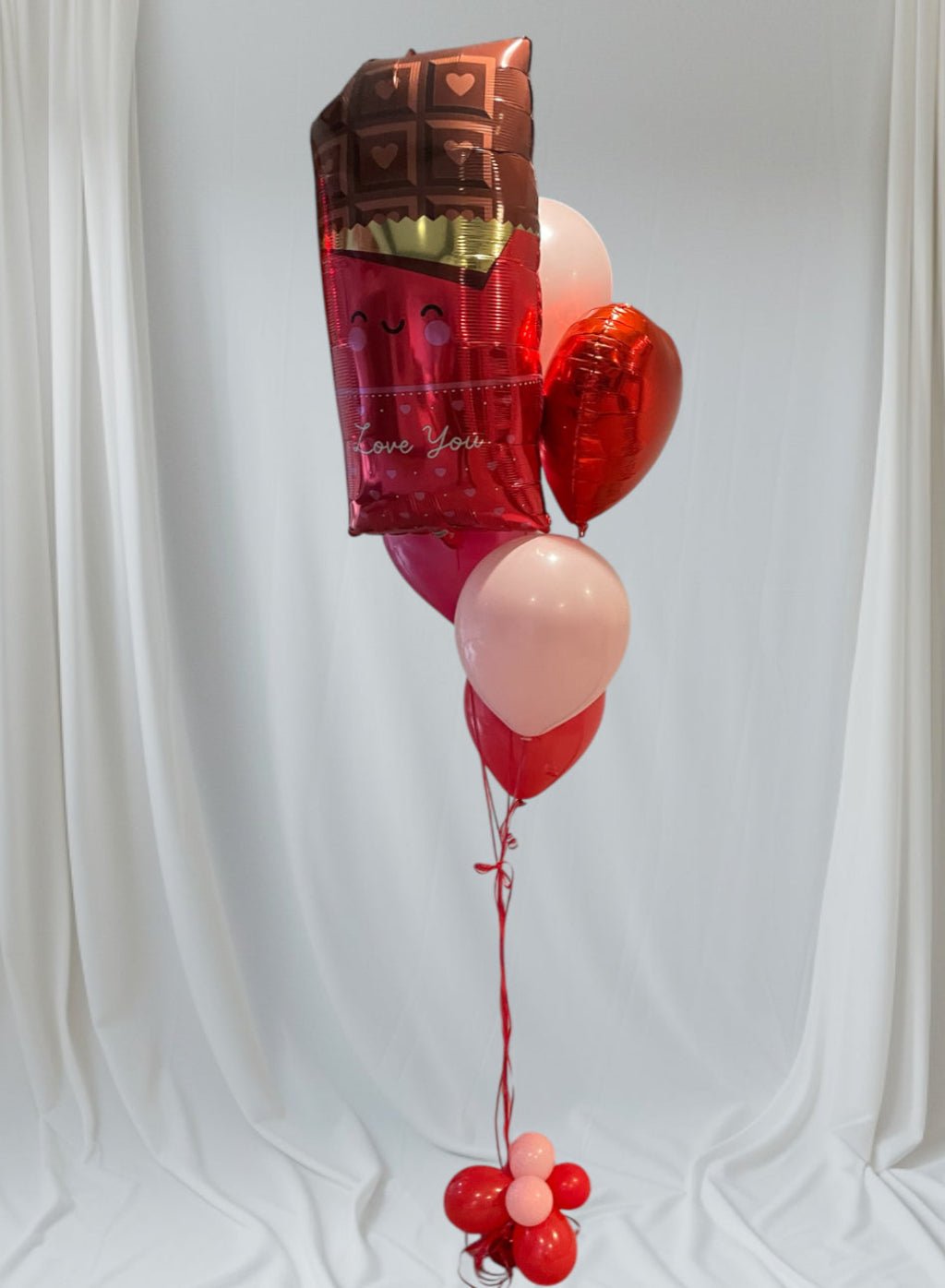 VALENTINE BOUQUETS: Bouquet 13 - Mmmm Chocolate Balloon Bouquet - Special Surprise Events