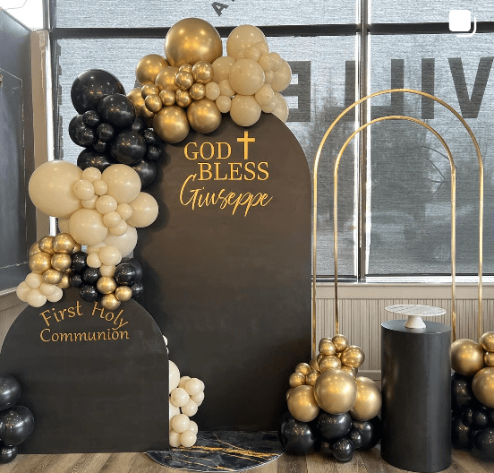 RELIGIOUS DECOR: The Giuseppe Balloon Decor - Special Surprise Events