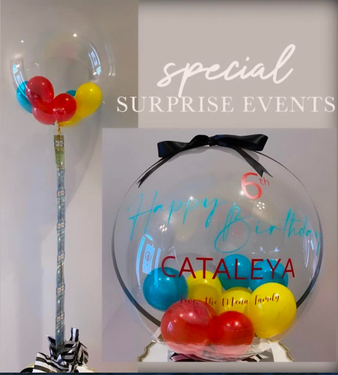 Personalized Hot Air balloon