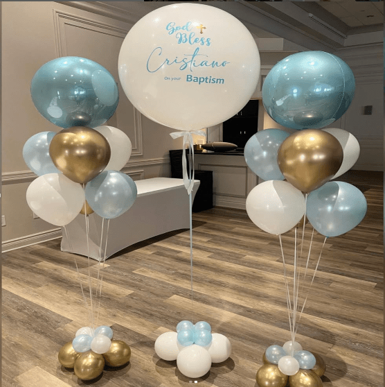 RELIGIOUS DECOR: Holy Trio Jumbo Balloon Arrangements - Special Surprise Events