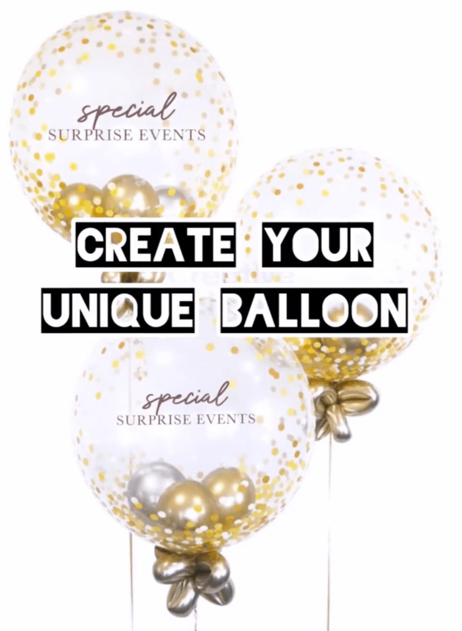 PERSONALIZED: Create your Own Bubble Design - Special Surprise Events