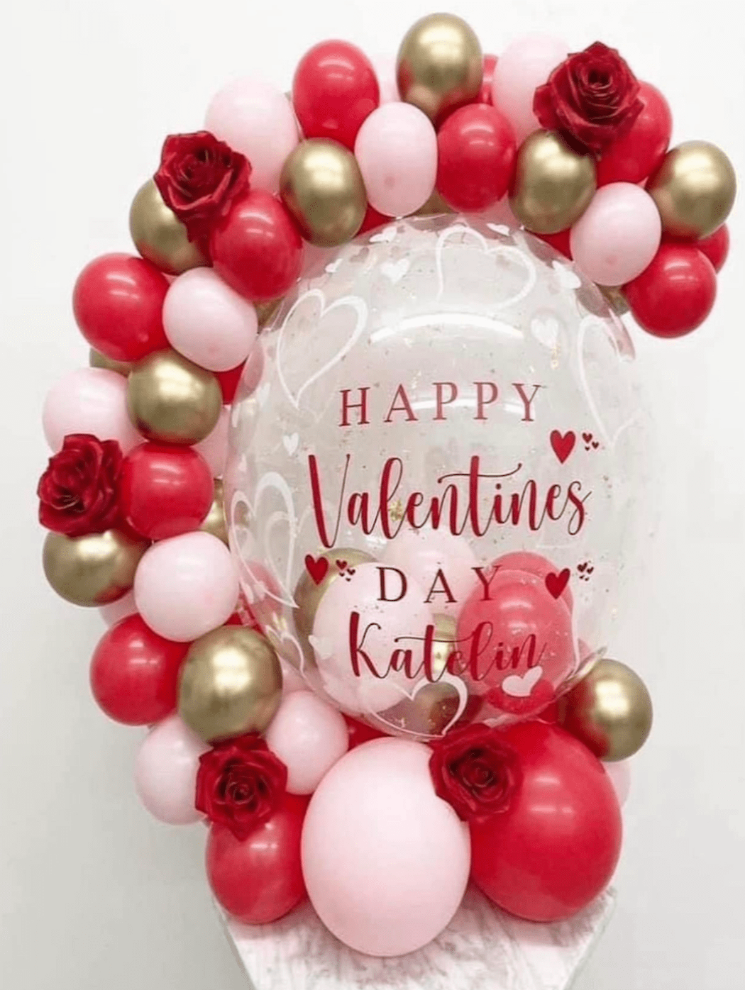 VALENTINE BOUQUETS: Valentines Day Balloon Tabletop - Special Surprise Events