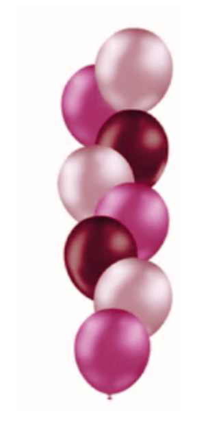 BALLOON TREES: Tree M - 8 Balloon Tree (Staggered) - Special Surprise Events