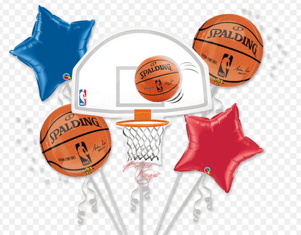 KIDS BALLOONS: Basketball Balloon Bouquet - Special Surprise Events