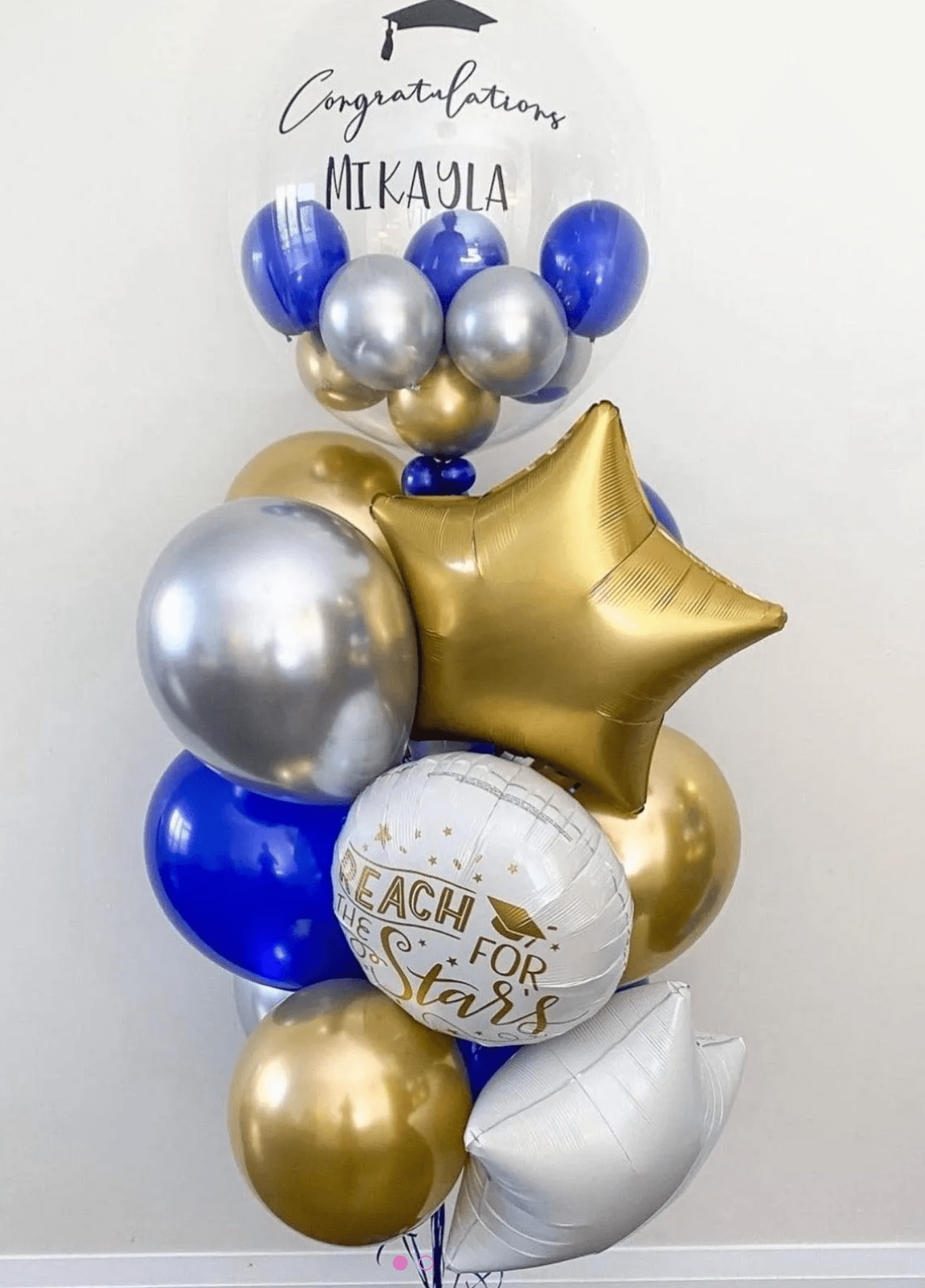 SPECIAL OCCASION BOUQUETS: Reach for the Stars Grad Balloon Bouquet - Special Surprise Events