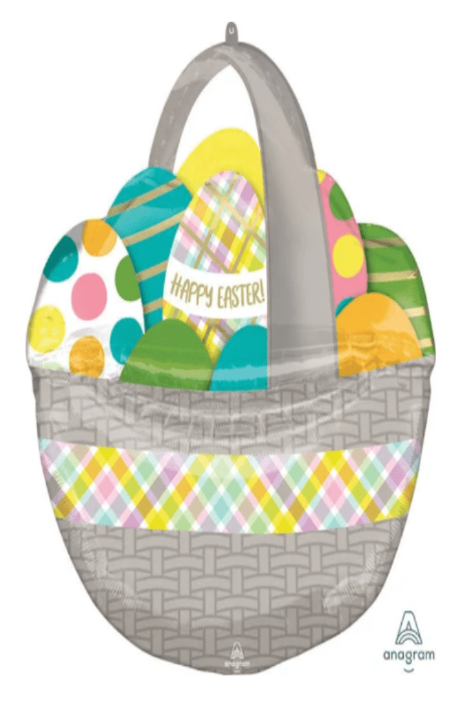 EASTER BOUQUETS: Supershape Bunny basket Foil - Special Surprise Events