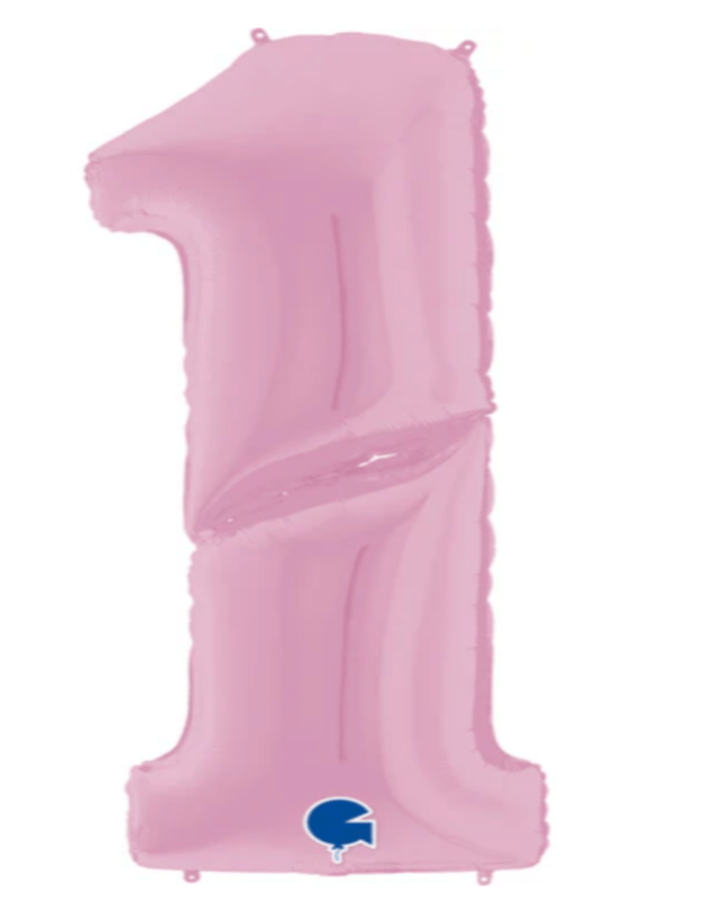 NUMBERS AND LETTERS: 34" Pastel Pink Number 1 balloon - Special Surprise Events