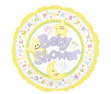 SPECIAL OCCASION BOUQUETS: 18" Baby Shower Foil balloon - Special Surprise Events