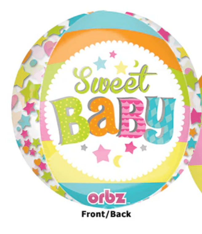 SPECIAL OCCASION BOUQUETS: Sweet Baby Orbz balloon - Special Surprise Events