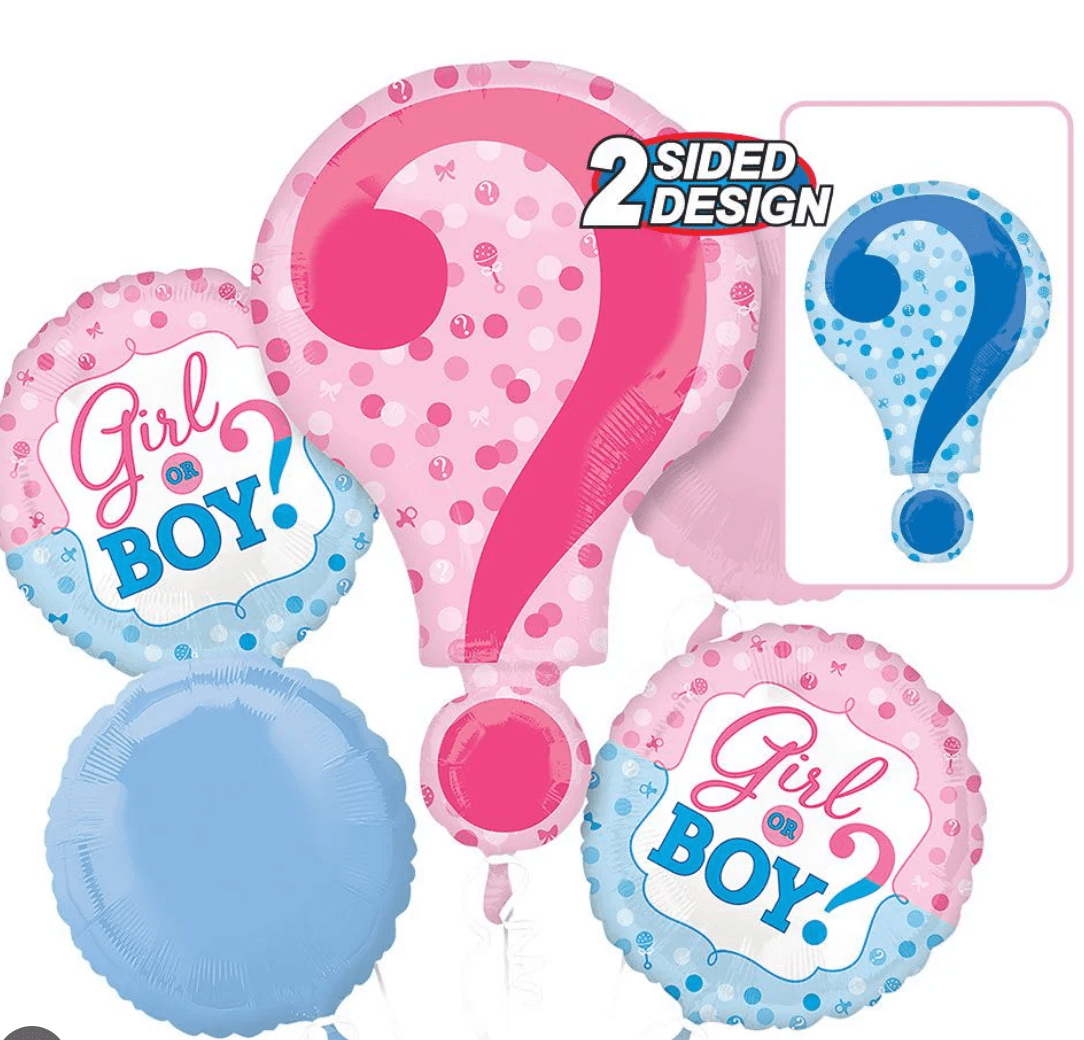 SPECIAL OCCASION BOUQUETS: Girl or Boy Foil balloon set - Special Surprise Events