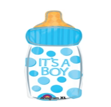 SPECIAL OCCASION BOUQUETS: It's a Boy Bottle Foil balloon - Special Surprise Events