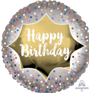 SPECIAL OCCASION BOUQUETS: Happy Birthday 18" Balloon Foil - Special Surprise Events