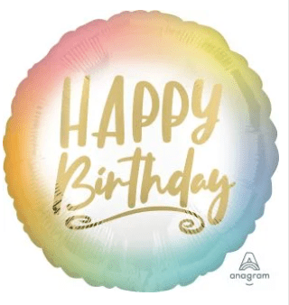 SPECIAL OCCASION BOUQUETS: Happy Birthday 18" Balloon Foil - Special Surprise Events