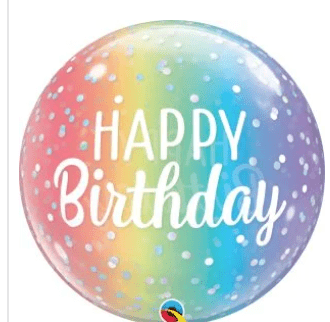 SPECIAL OCCASION BOUQUETS: Happy Birthday Balloon BUBBLE - Special Surprise Events
