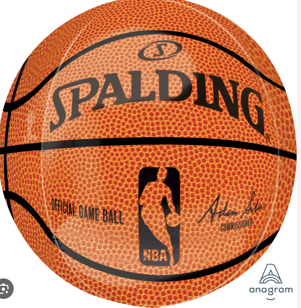 KIDS BALLOONS: 16" Basketball Orbz balloon - Special Surprise Events