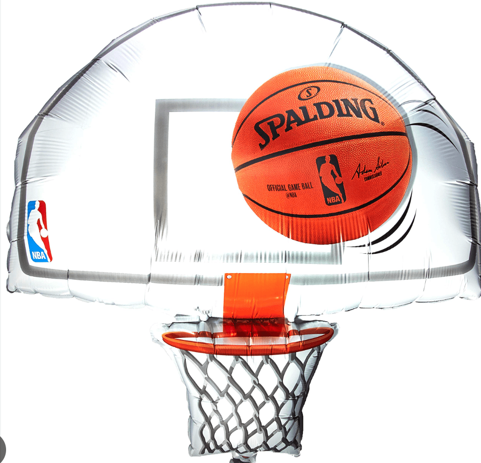 KIDS BALLOONS: 26" Basketball Net Foil balloon - Special Surprise Events