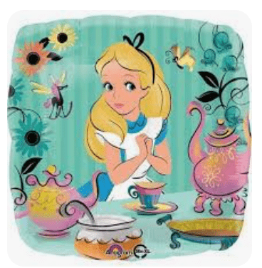 KIDS BALLOONS: Alice in Wonderland Foil balloon - Special Surprise Events