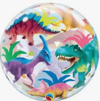 KIDS BALLOONS: Dinosaur Bubble balloon - Special Surprise Events