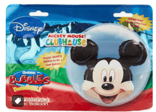 KIDS BALLOONS: Mickey Bubble inside a Bubble - Special Surprise Events