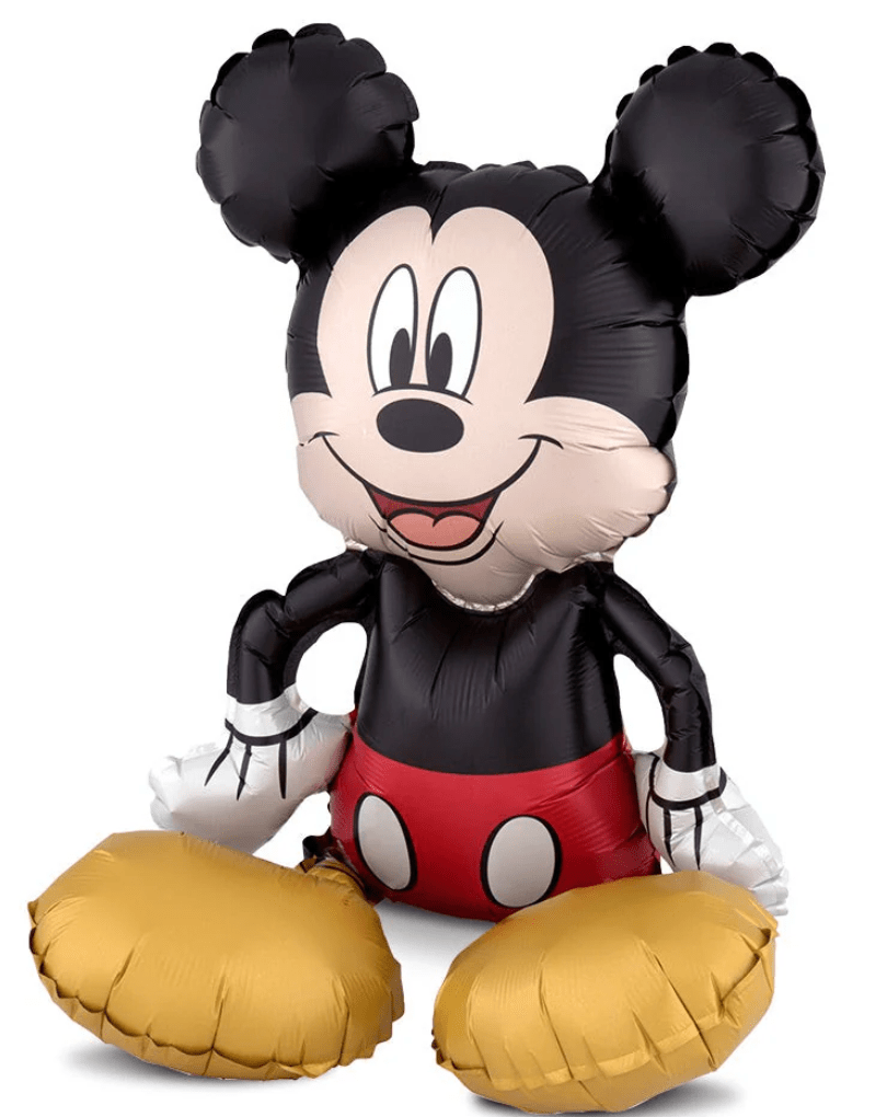 KIDS BALLOONS: Sitting Mickey Mouse 18" tall balloon - Special Surprise Events