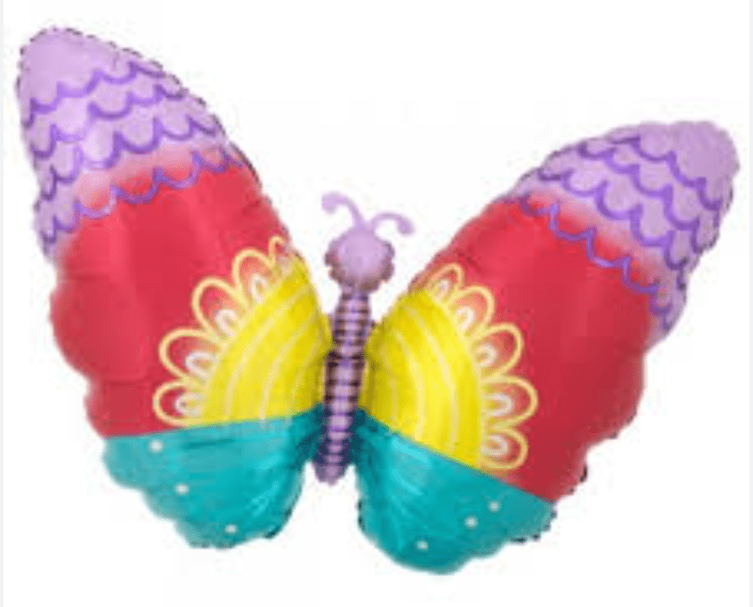 KIDS BALLOONS: Butterfly Foil 26" balloon - Special Surprise Events
