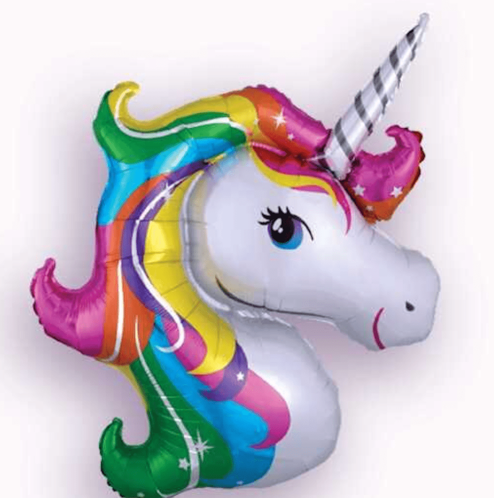 KIDS BALLOONS: 33" Supershape Unicorn balloon - Special Surprise Events