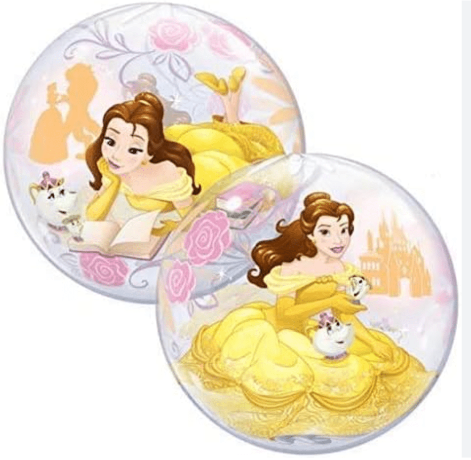 KIDS BALLOONS: 18" Belle Bubble Balloon - Special Surprise Events