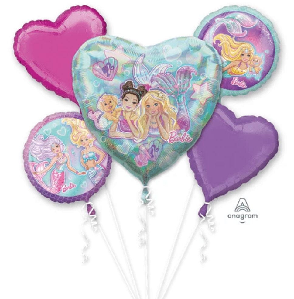 KIDS BALLOONS: Barbie Balloon Bouquet - Special Surprise Events