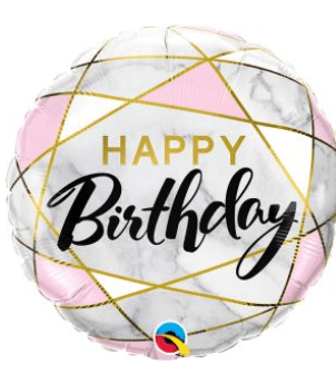 SPECIAL OCCASION BOUQUETS: Happy Birthday 18" Balloon Foil - Special Surprise Events