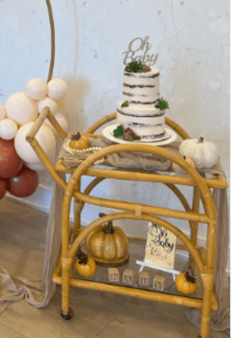 Prop Rentals: Boho Tea Cart RENTAL ONLY - Special Surprise Events