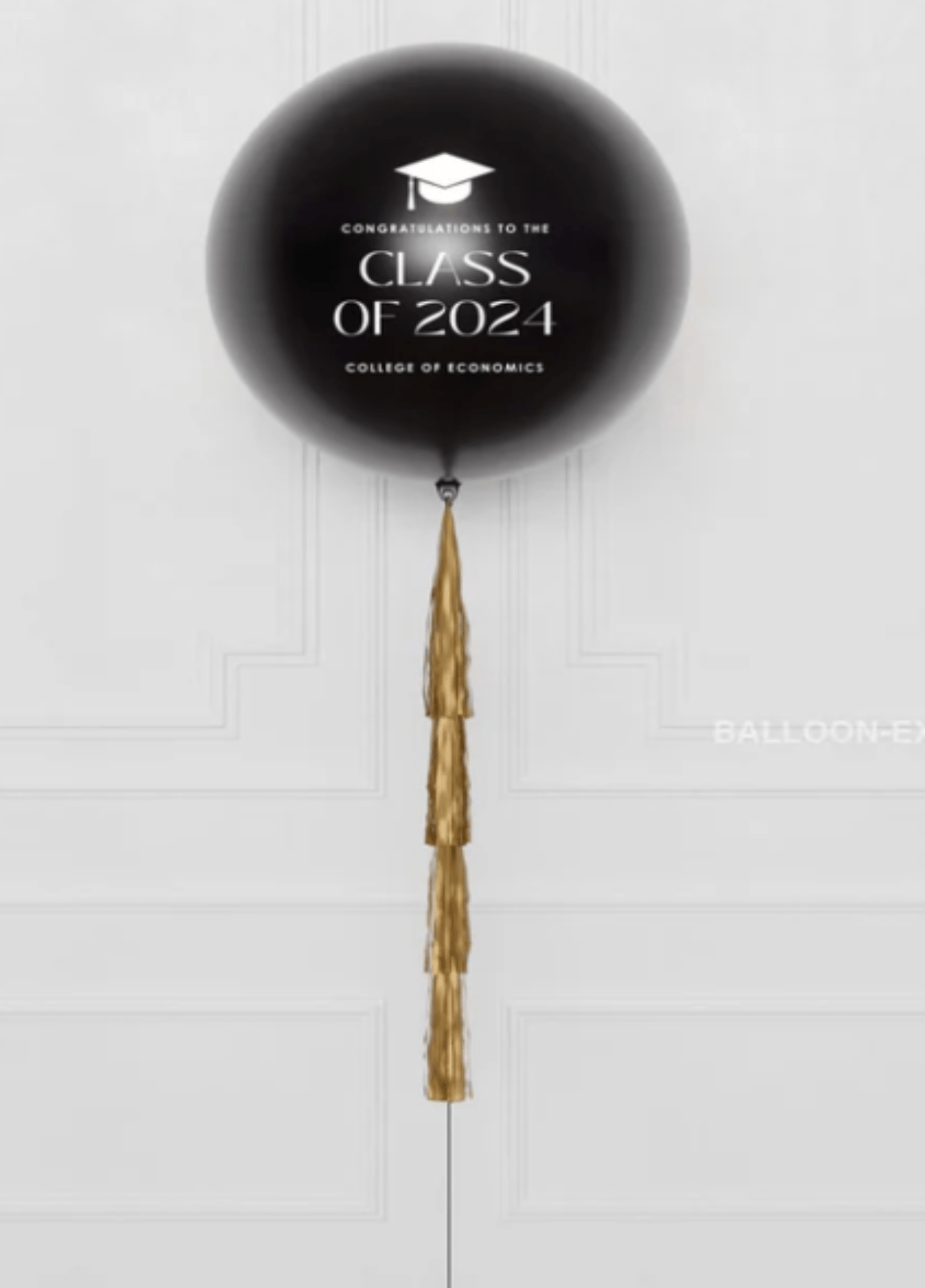 SPECIAL OCCASION BOUQUETS: Jumbo Grad Balloon - Special Surprise Events