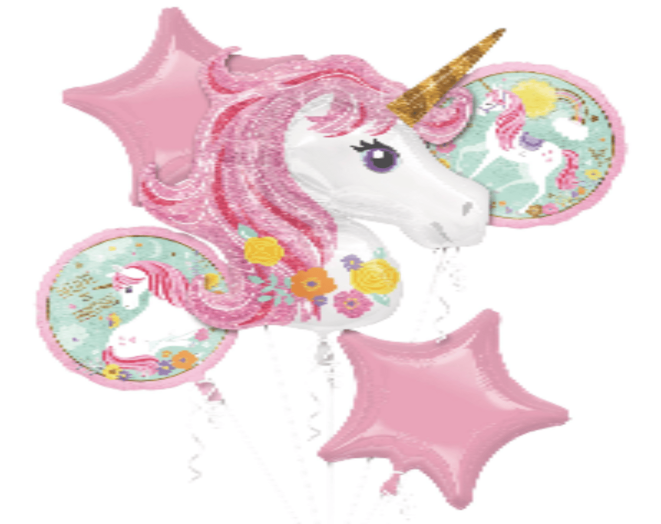 KIDS BALLOONS: Unicorn Balloon Bouquet - Special Surprise Events