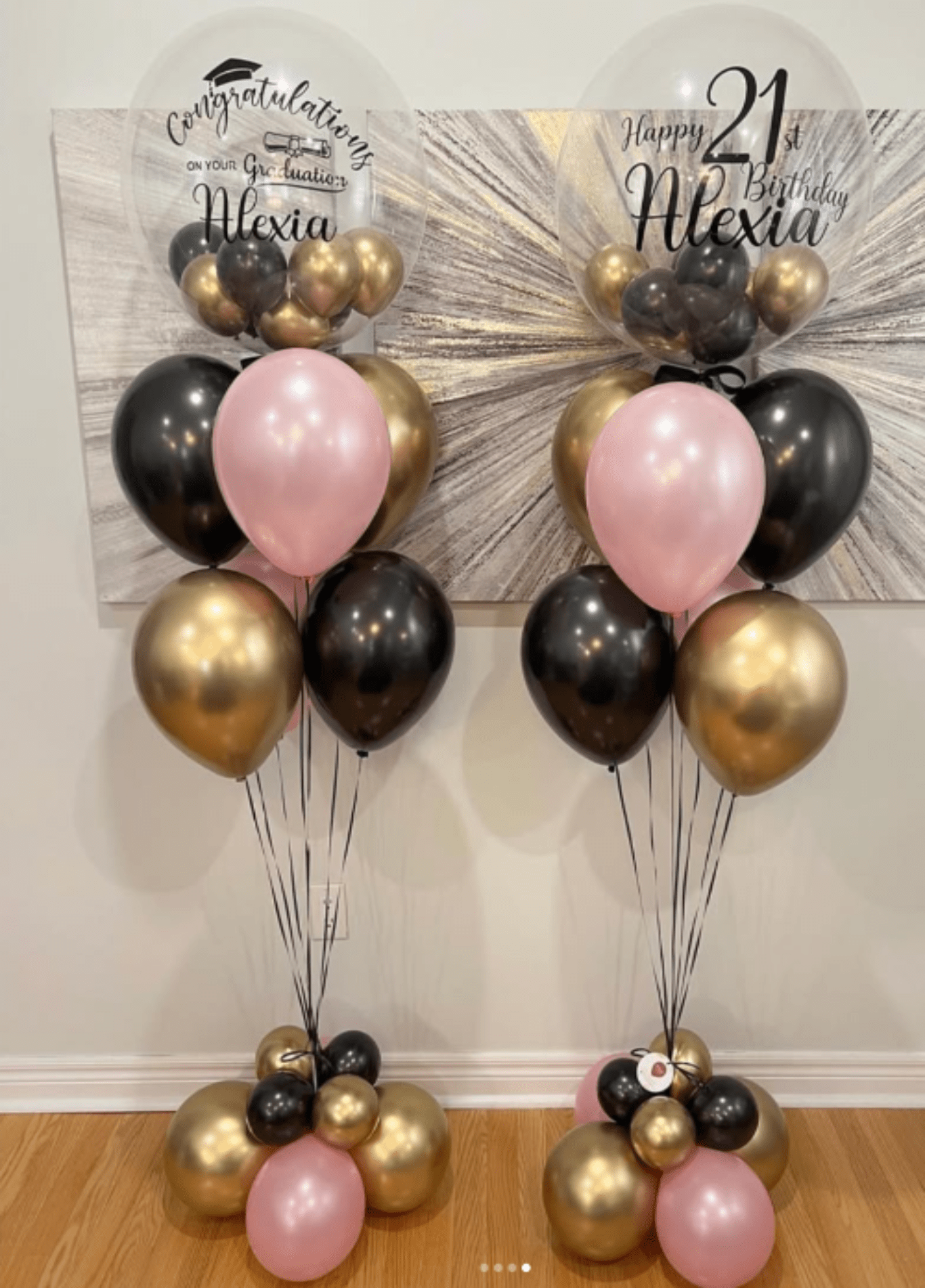 SPECIAL OCCASION BOUQUETS: The Bubble Grad Tree Balloon bouquets - Special Surprise Events
