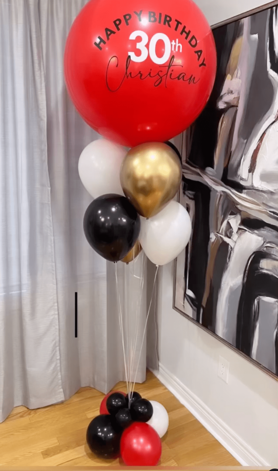 JUMBO BALLOONS Personalized Jumbo Balloon Bouquet - Special Surprise Events