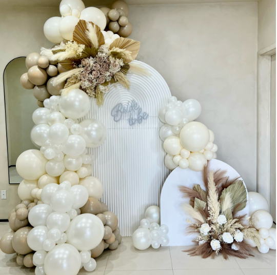 bride to be balloon backdrop