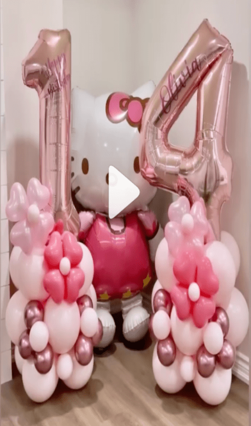 NUMBERS AND LETTERS: Flower Balloon Stacks - Special Surprise Events