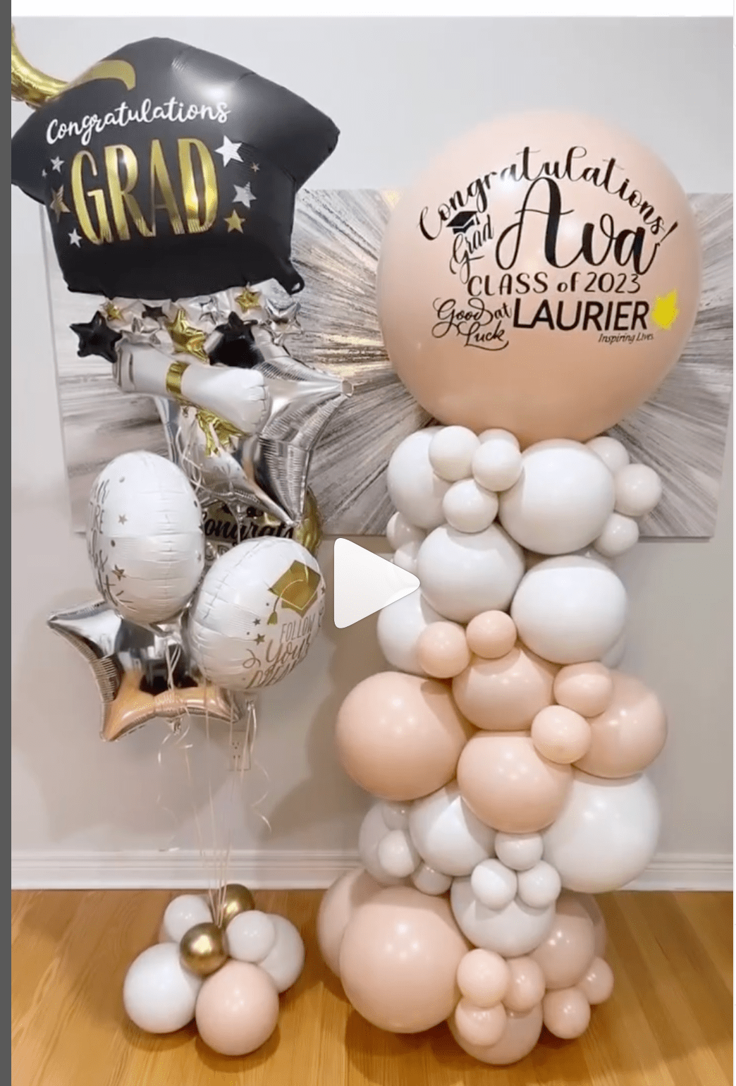 COLUMNS: Organic Balloon Grad Column - Special Surprise Events
