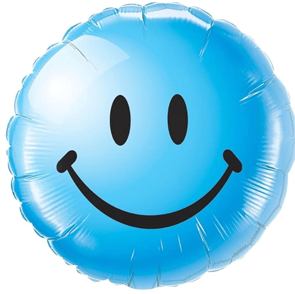 SPECIAL OCCASION BOUQUETS: 18" Happy Face Foil Balloon - Special Surprise Events