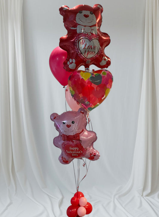 VALENTINE BOUQUETS:  Bouquet 7 Huggy Bears