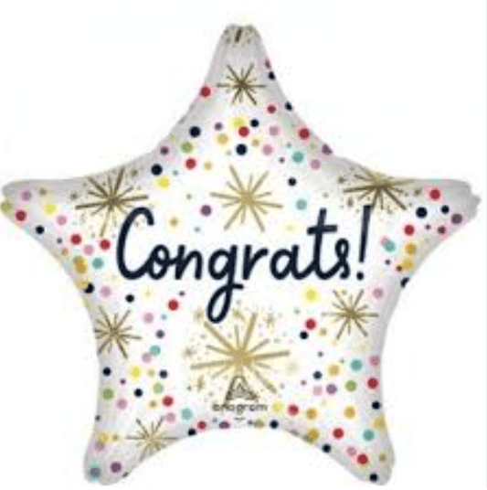 SPECIAL OCCASION BOUQUETS: Supershape Congrats Purple Star - Special Surprise Events