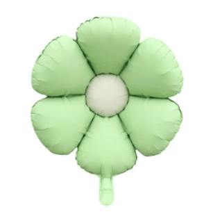 SPECIAL OCCASION BOUQUETS: 22" Airfill Matte Green Daisy balloon - Special Surprise Events