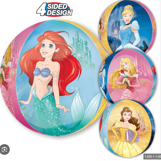 KIDS BALLOONS: 15" Orbz Disney Princesses balloon - Special Surprise Events