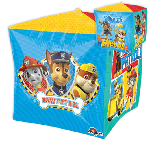KIDS BALLOONS: 18" Paw Patrol Cube Balloon - Special Surprise Events