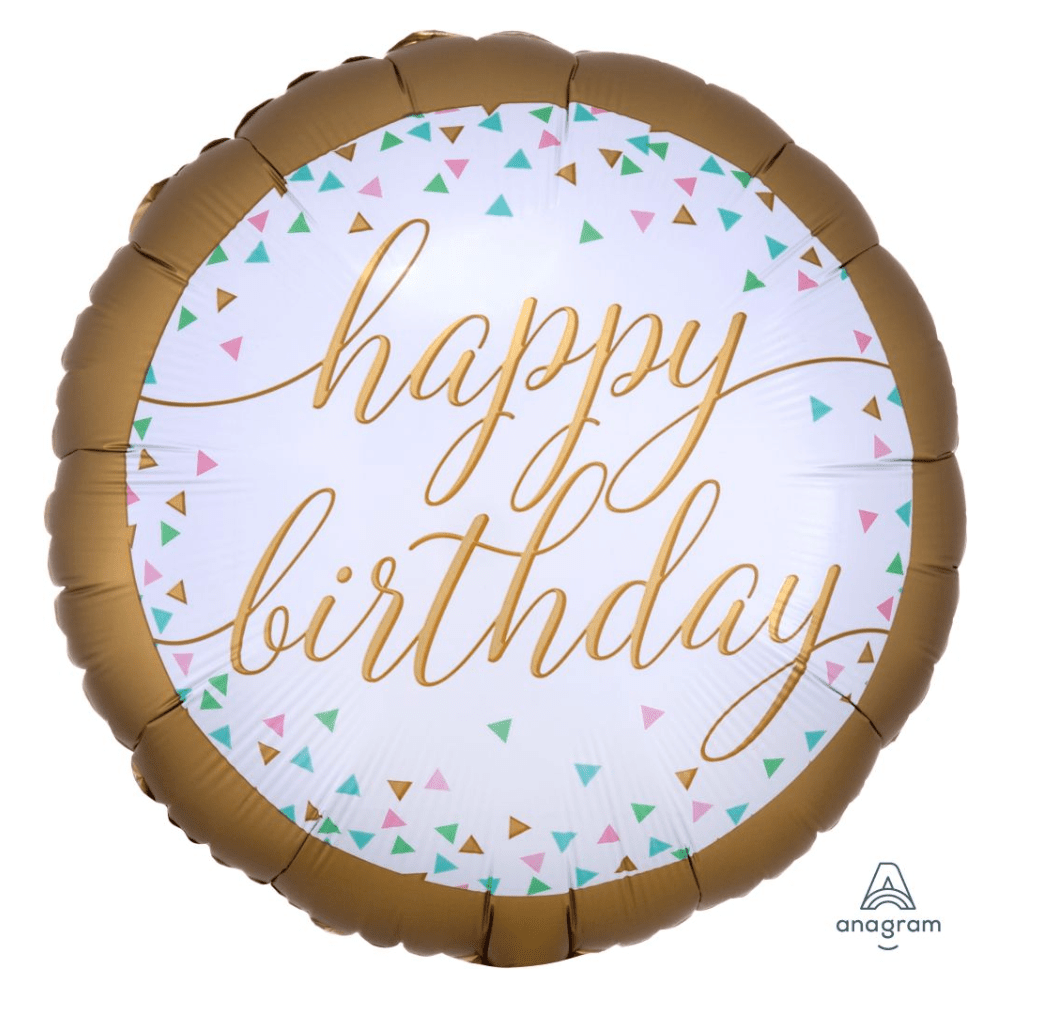 SPECIAL OCCASION BOUQUETS: Happy Birthday 18" Foil Balloon - Special Surprise Events