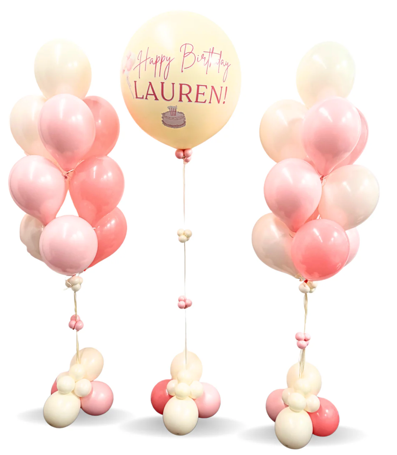 SPECIAL OCCASION BOUQUETS: Custom Message BIrthday Package